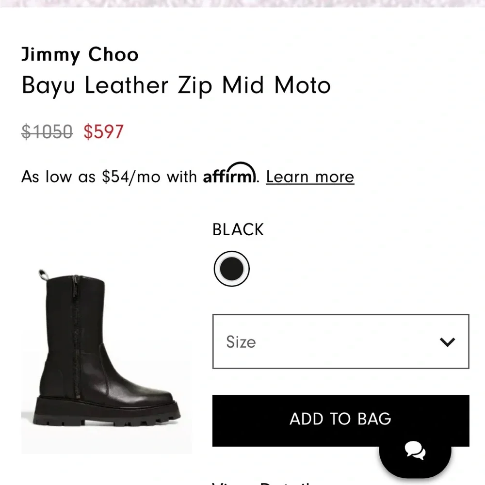 SOLD! Brand new jimmy choos Bayu leather boots size 40 1/2 - Picture 3 of 7